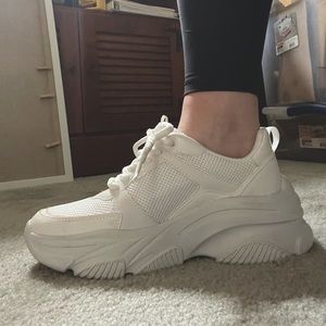 White Chunky Sneakers